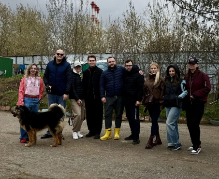 Молодые адвокаты Москвы и Подмосковья посетили приют для животных в Некрасовке